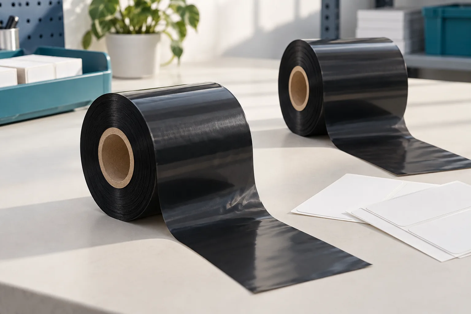 Ribbon de cera vs cera-resina: diferencias y compatibilidad